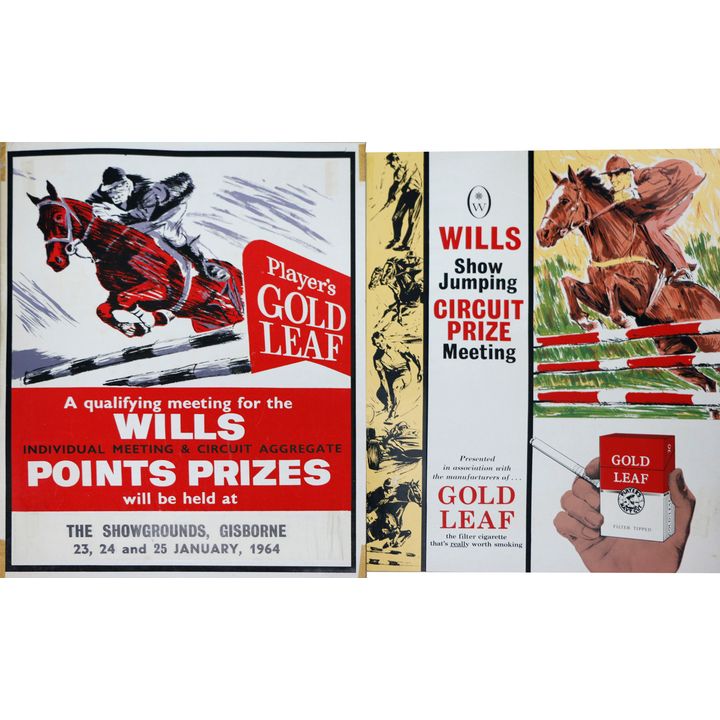 ADVERTISING POSTER  -  PLAYER' S GOLD LEAF, WILLS POINTS PRIZES [2xs]