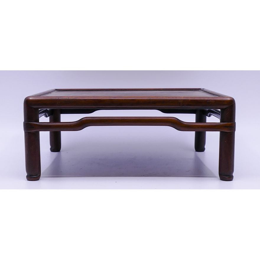 Antique Chinese Carved Rosewood Display Platform- 4x10x8''