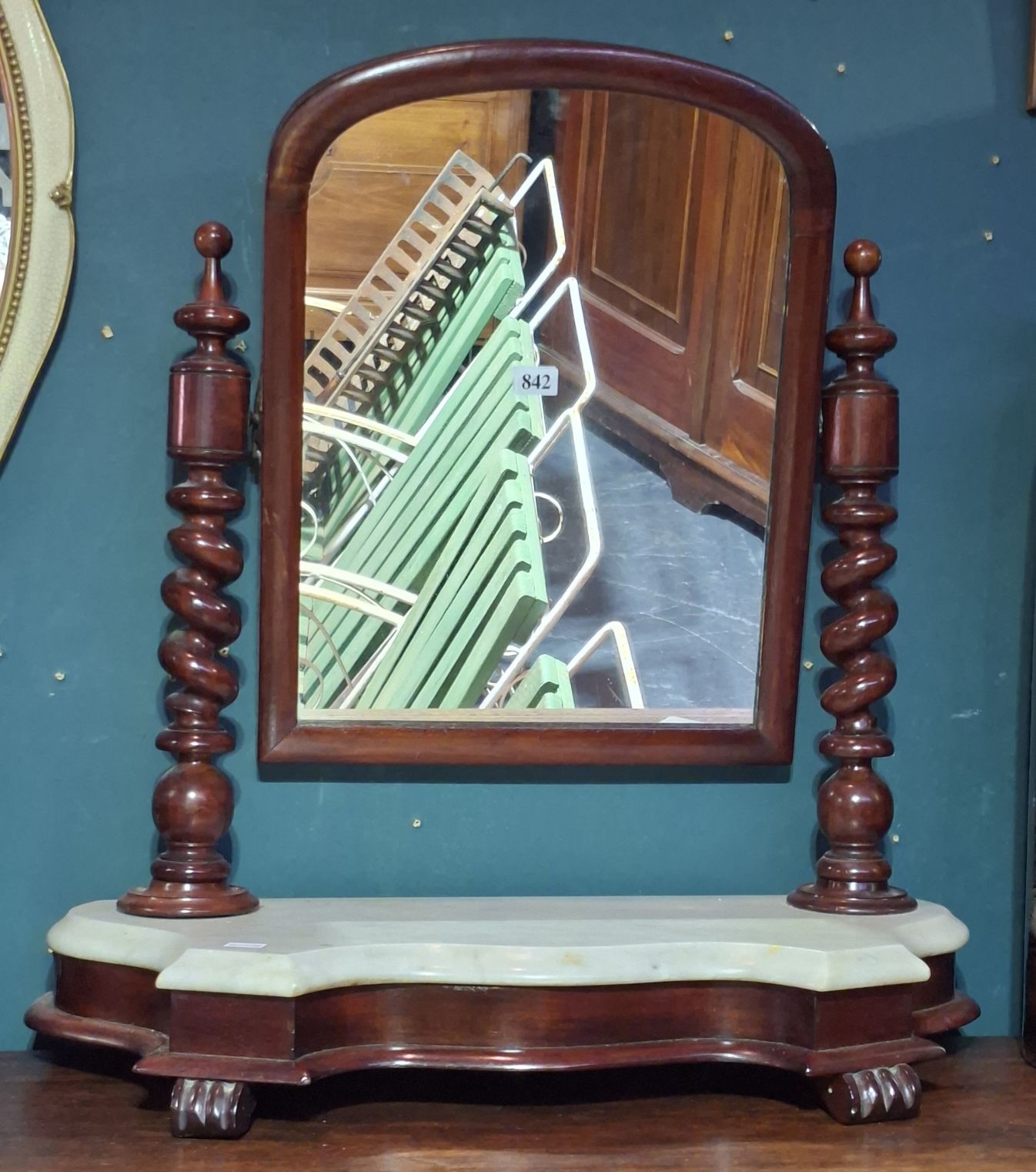 Victorian Toilet Mirror