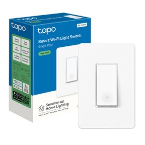 TP-LINK TAPO MATTER SMART LIGHT SWITCH: VOICE CONTROL W/SIRI, ALEXA & GOOGLE ASSISTANT | UL CERTIFIED | TIMER & SCHEDULE | EASY GU