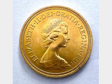 1974 ELIZABET II DECIMAL GOLD SOVEREIGN
