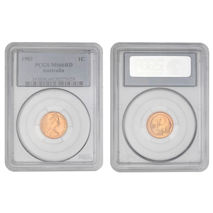Elizabeth II, One Cent, 1983, PCGS MS66RD