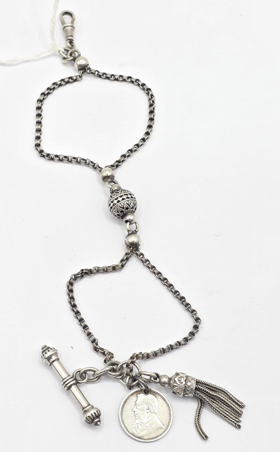 72 · CONTINENTAL SILVER ALBERTINA WATCH CHAIN