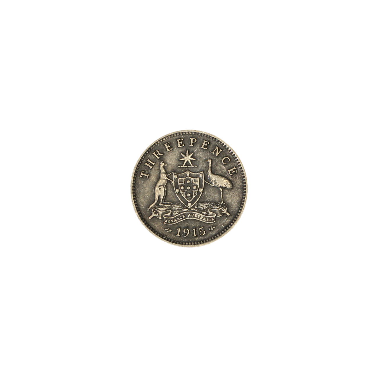 952. · George V, Threepence, 1915, gVF