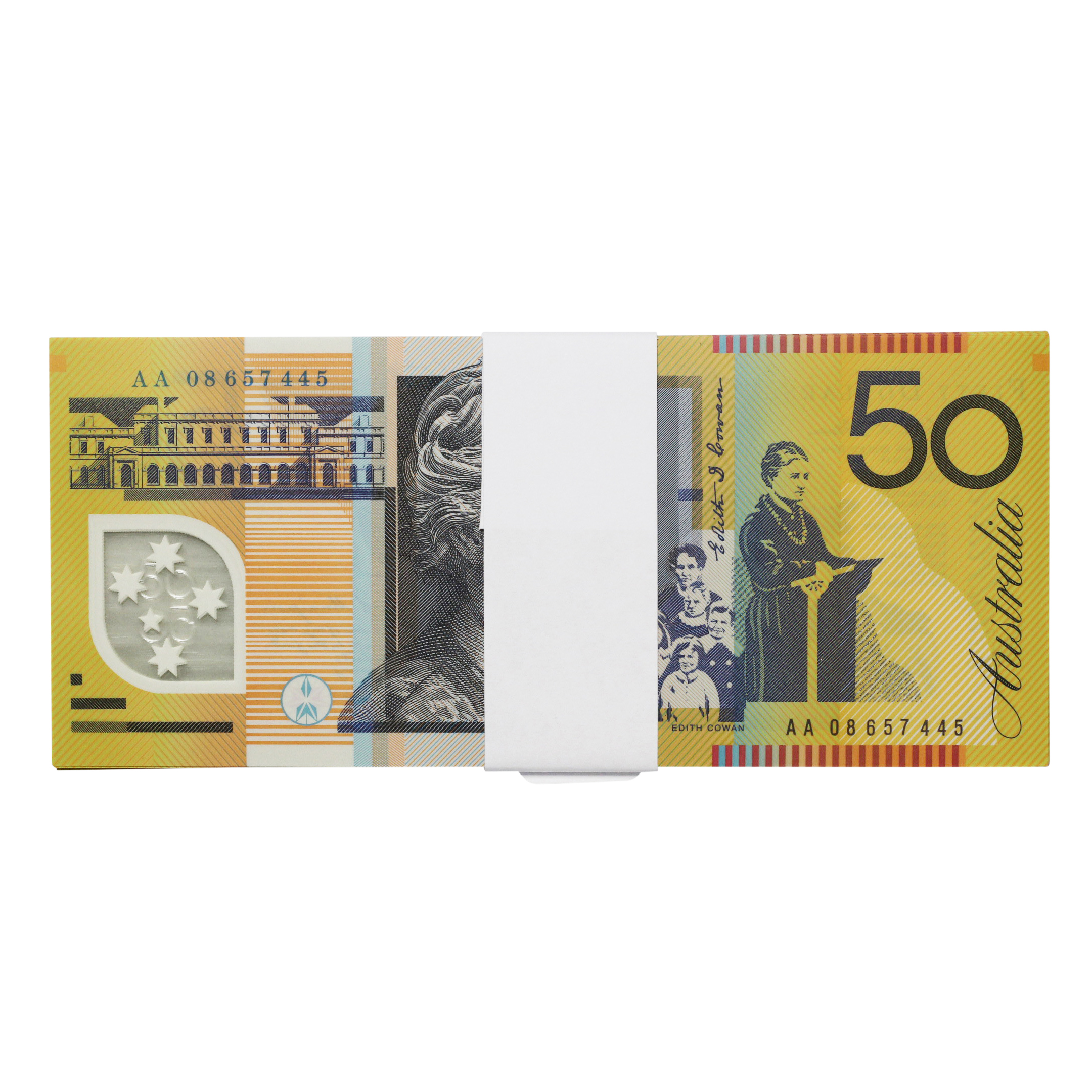 2202. · Bundle, Stevens/Henry, Fifty Dollars,  2008, UNC