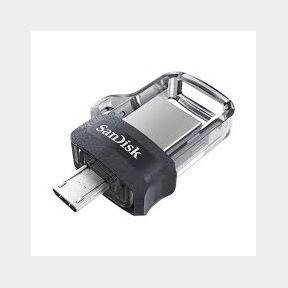 SanDisk Ultra Dual Drive m3.0 64GB - Grey Silver - SDDD3-064G-G46| Bar 9900953510674 - 51745/11041