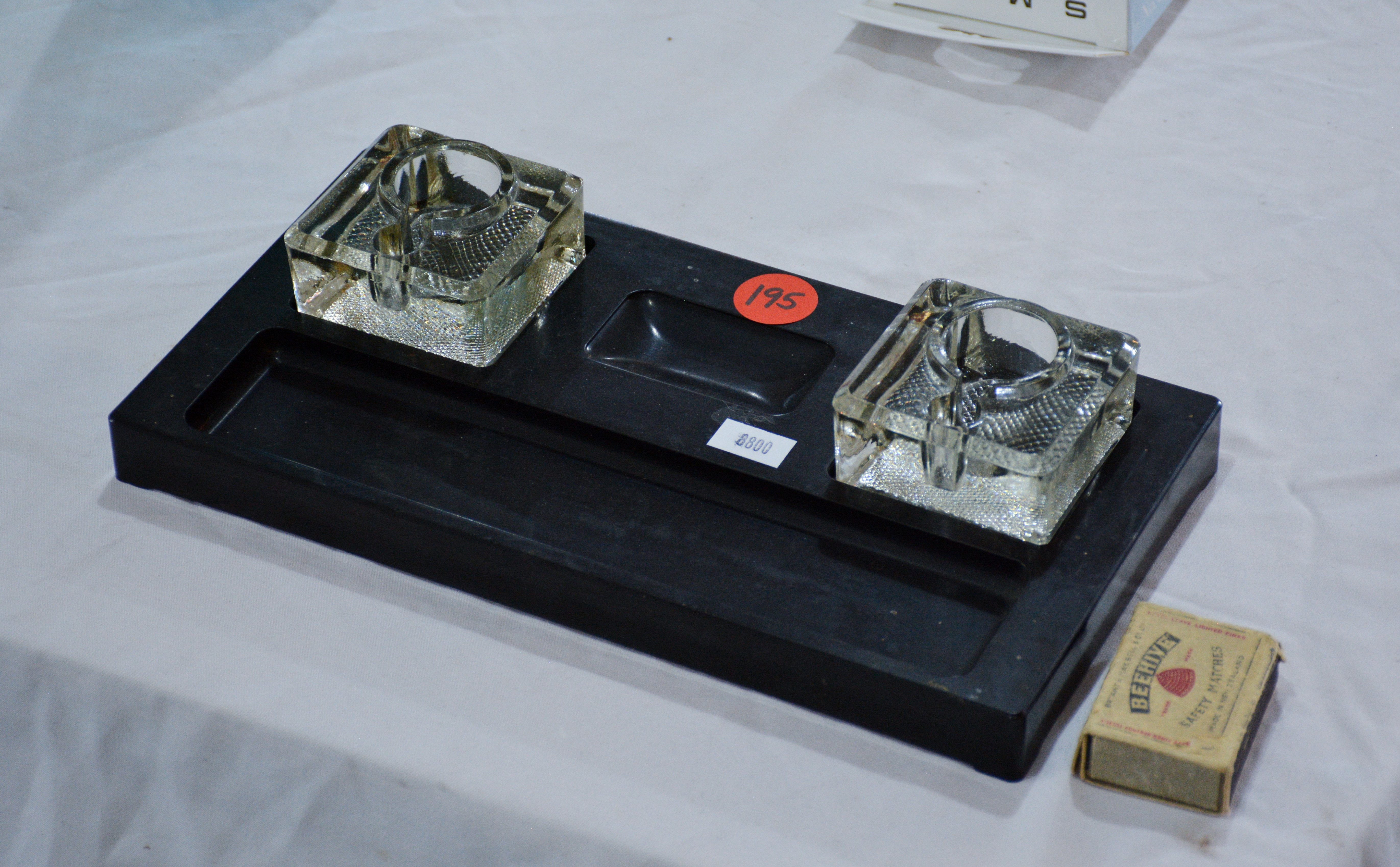 Vintage/Antique Bakelite Ink Well Set — NZ auction result