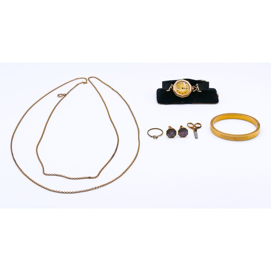 Box Antique Gold Filled Jewelry