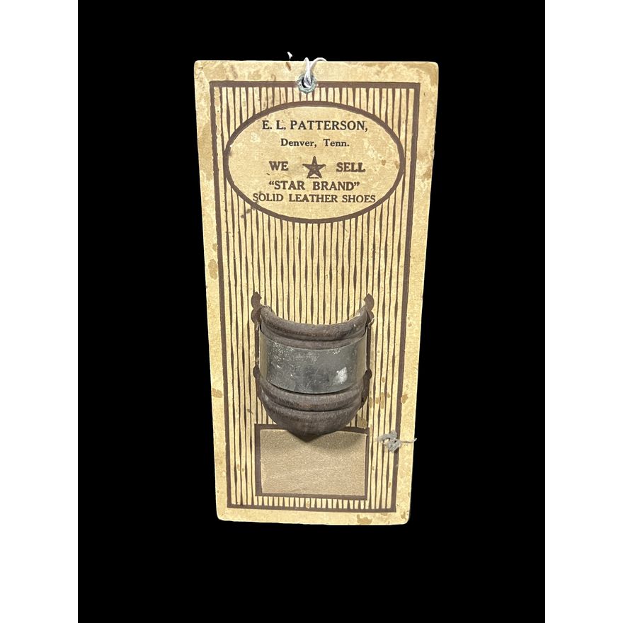 Star Brand Solid Leather Shoes Cardboard Display Sign