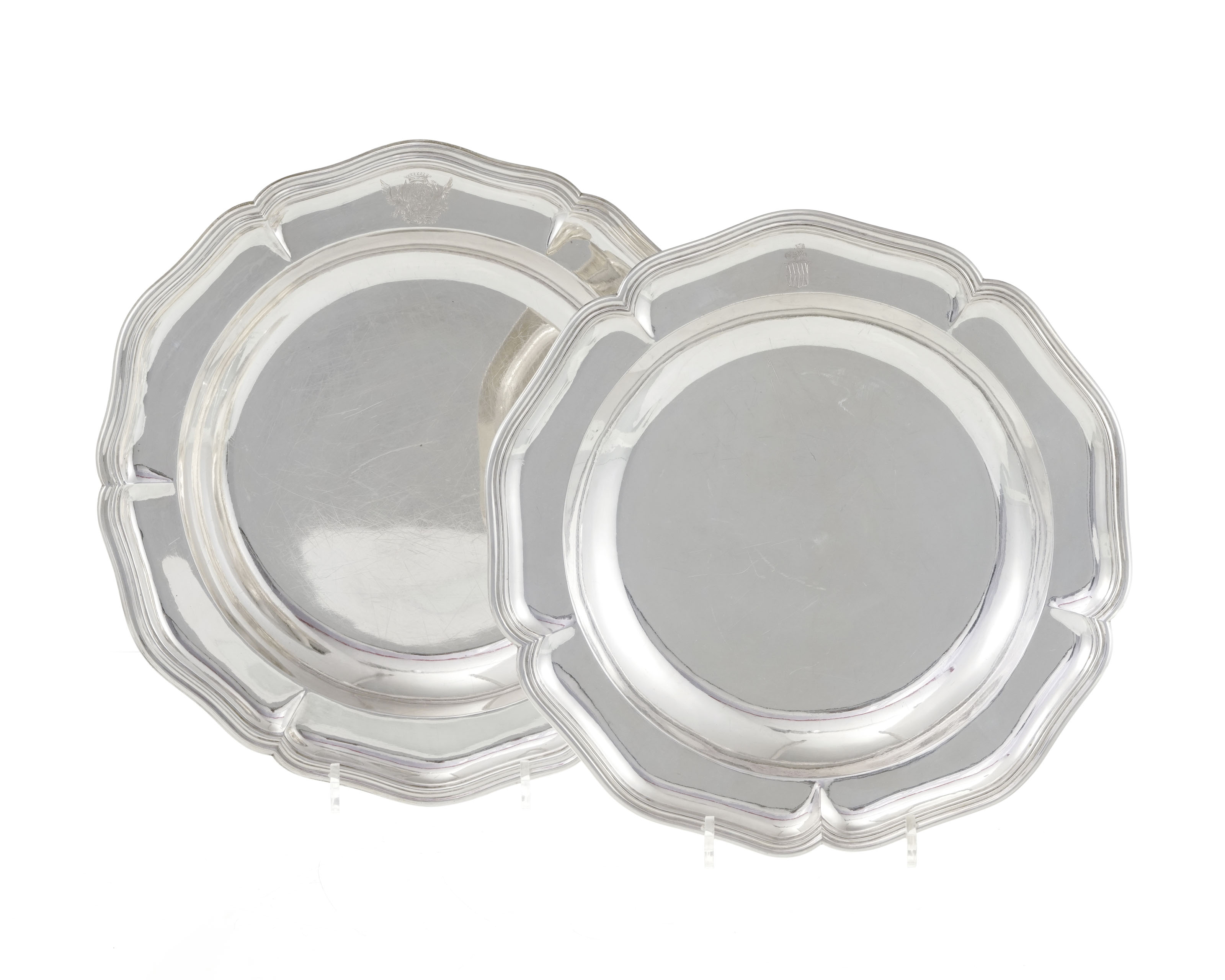 Concho Sunburst Argent Sterling - Bords Festonnés Bombés 1-1/2 Pouce - 9,9g