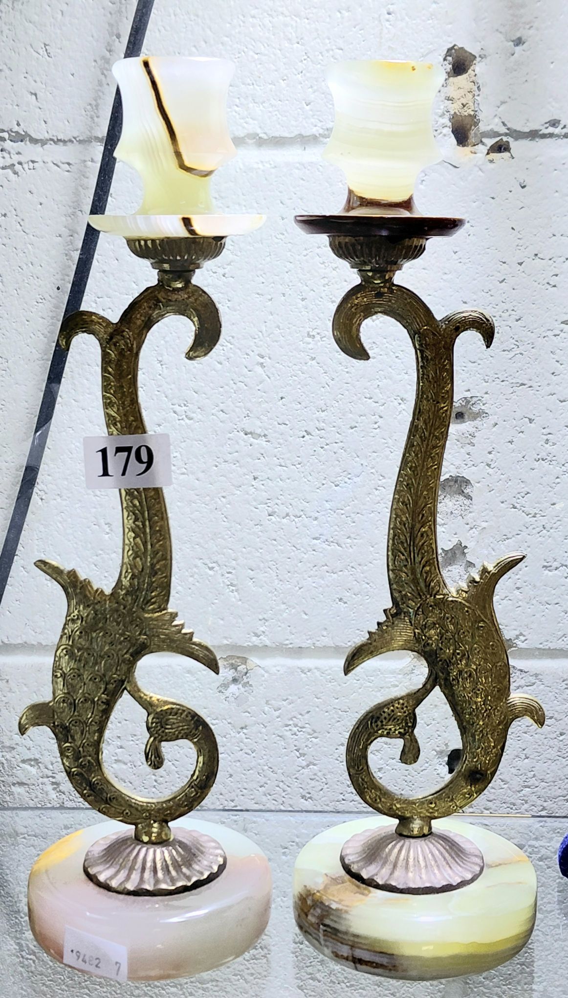 179 · PAIR OF CANDLESTICKS