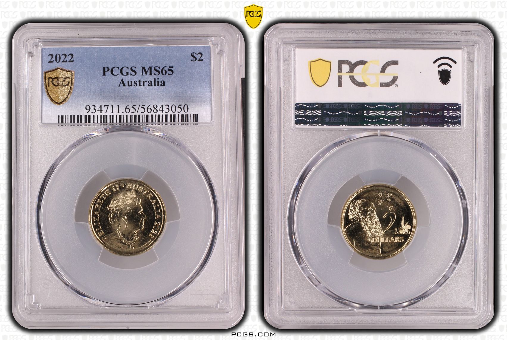 Two Dollar, 2022, MS65