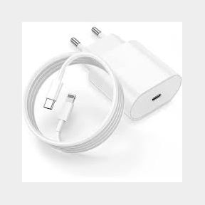 20W PD Fast Charger For iPhone with USB-C to Lightning Cable-Bar 9902169349574- 51745/26332