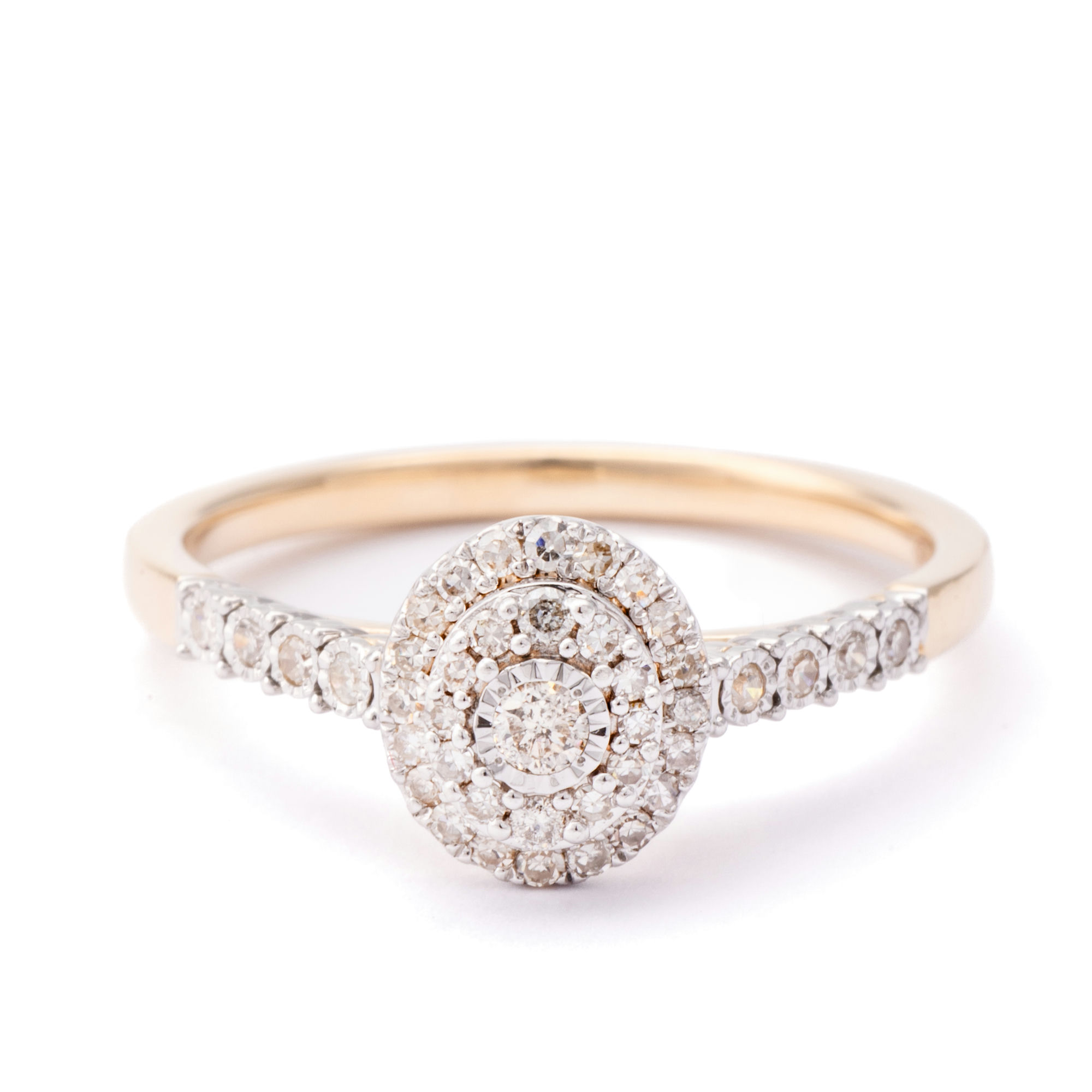 Diamond Ring 9ct Gold,