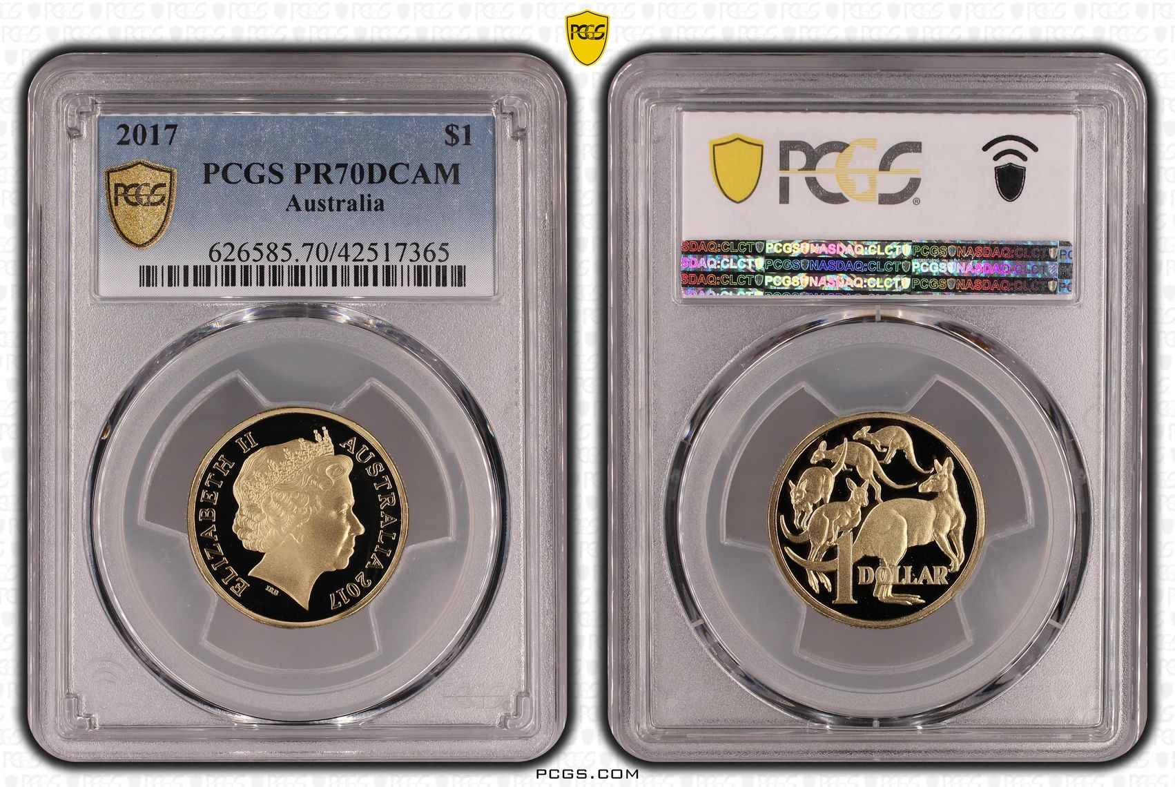 One Dollar, 2017, PCGS PR70DCAM