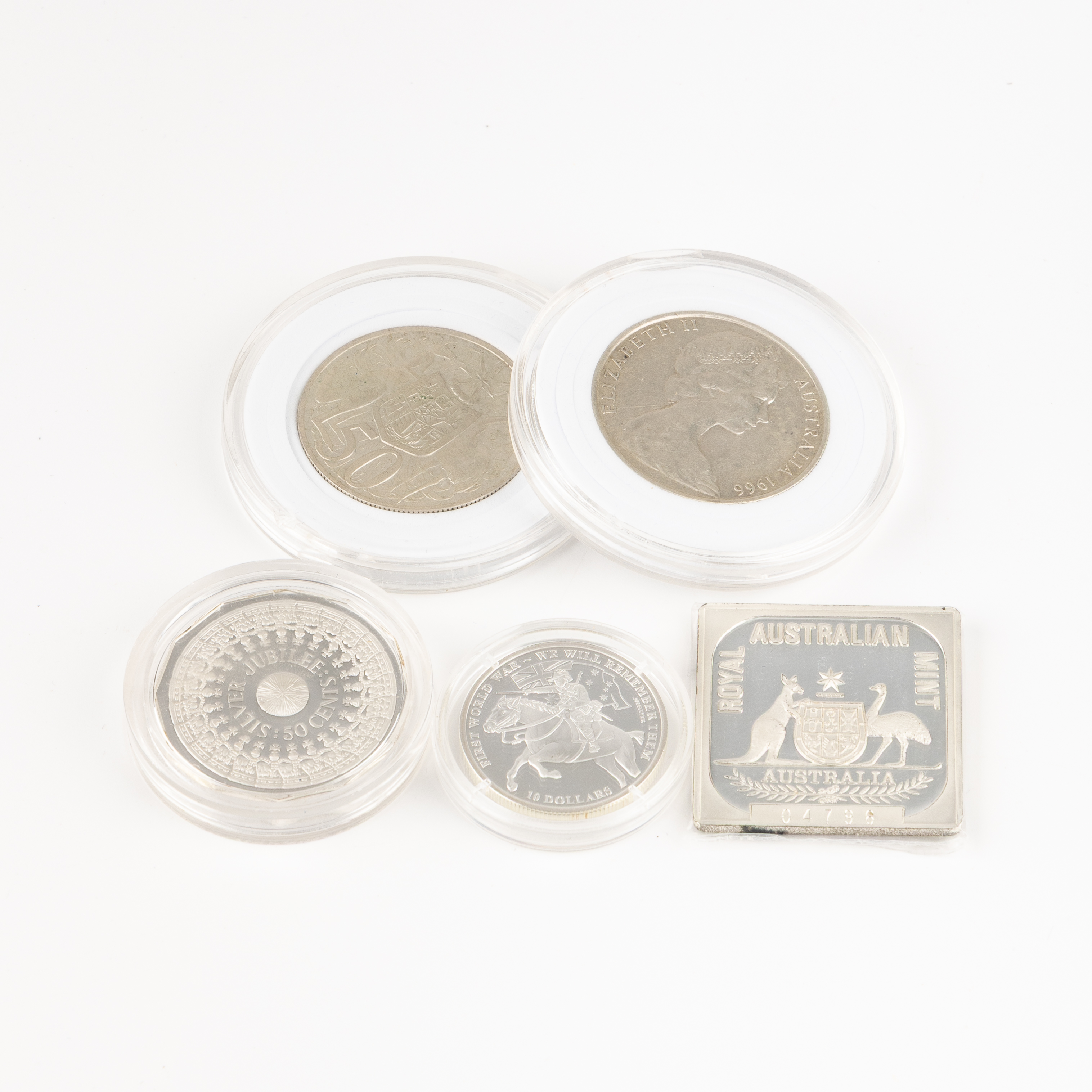 Elizabeth II, Silver Jubilee, Fifty Cents, 1989, FDC