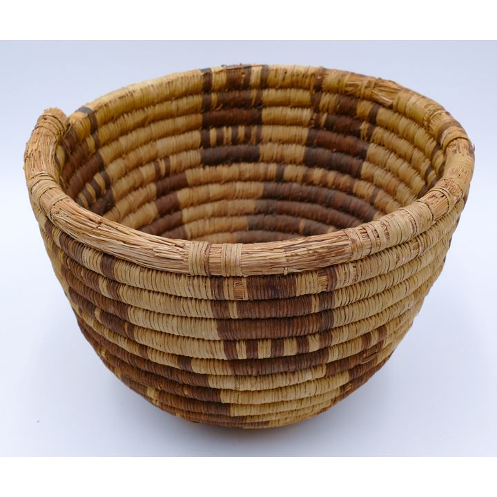 Old Apache Mescalero Indian Basket with Animals