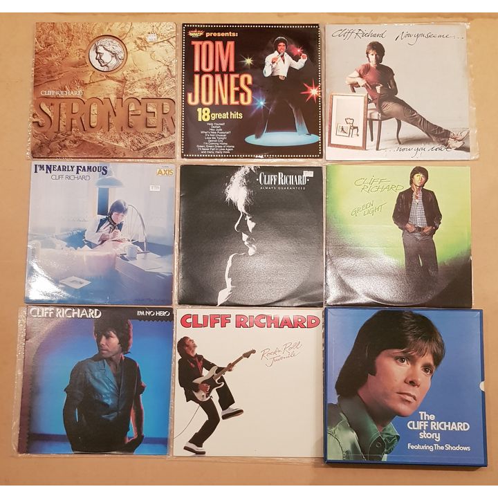 Vinyl Records (x9)