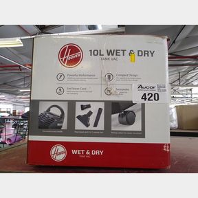 HOOVER - 10 LITRE WET AND DRY VACUUM CLEANER