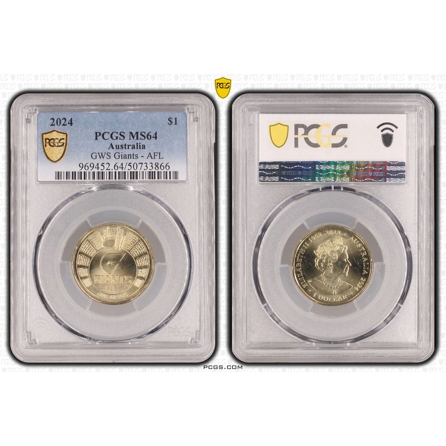 GWS Giants - AFL, One Dollar, 2024, PCGS MS64
