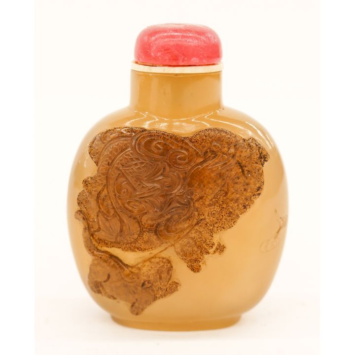 Old Chinese Shadow Agate Snuff Bottle