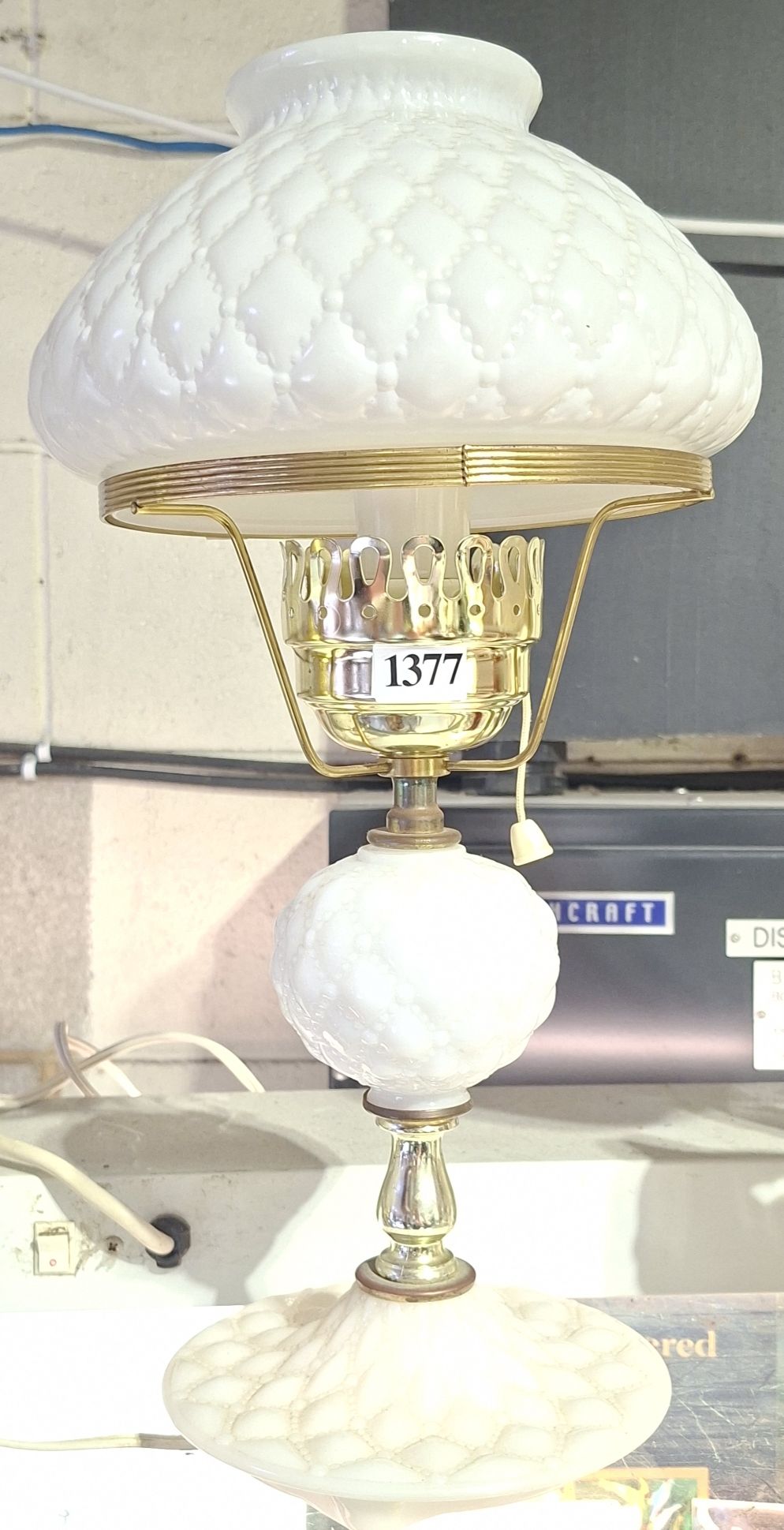 MILK GLASS LAMP