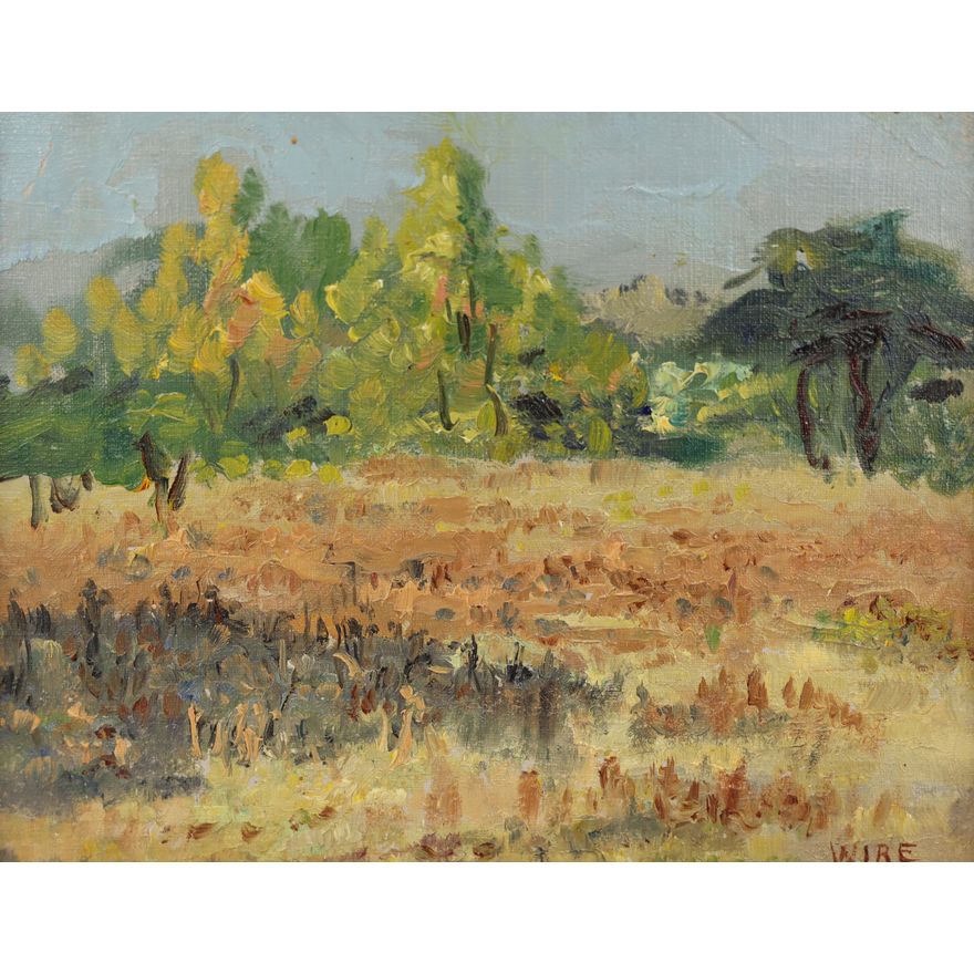 Melville Wire ''Impressionist Landscape'' Oil