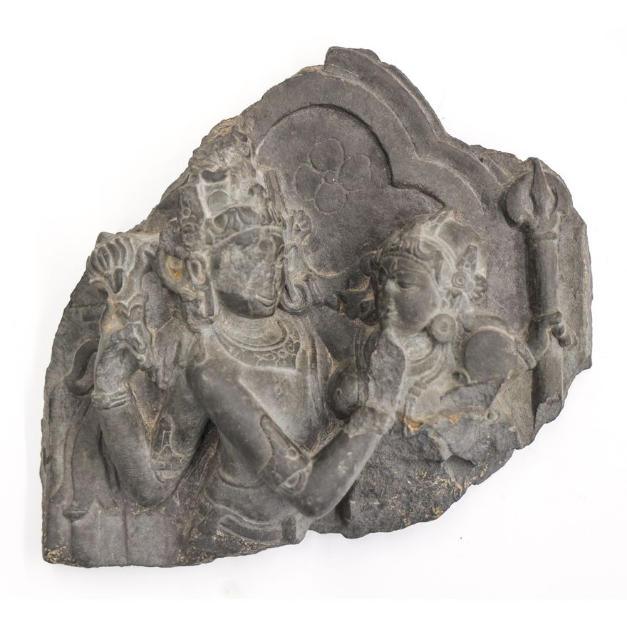 Ancient Gandharan Schist Stone Frieze Fragment