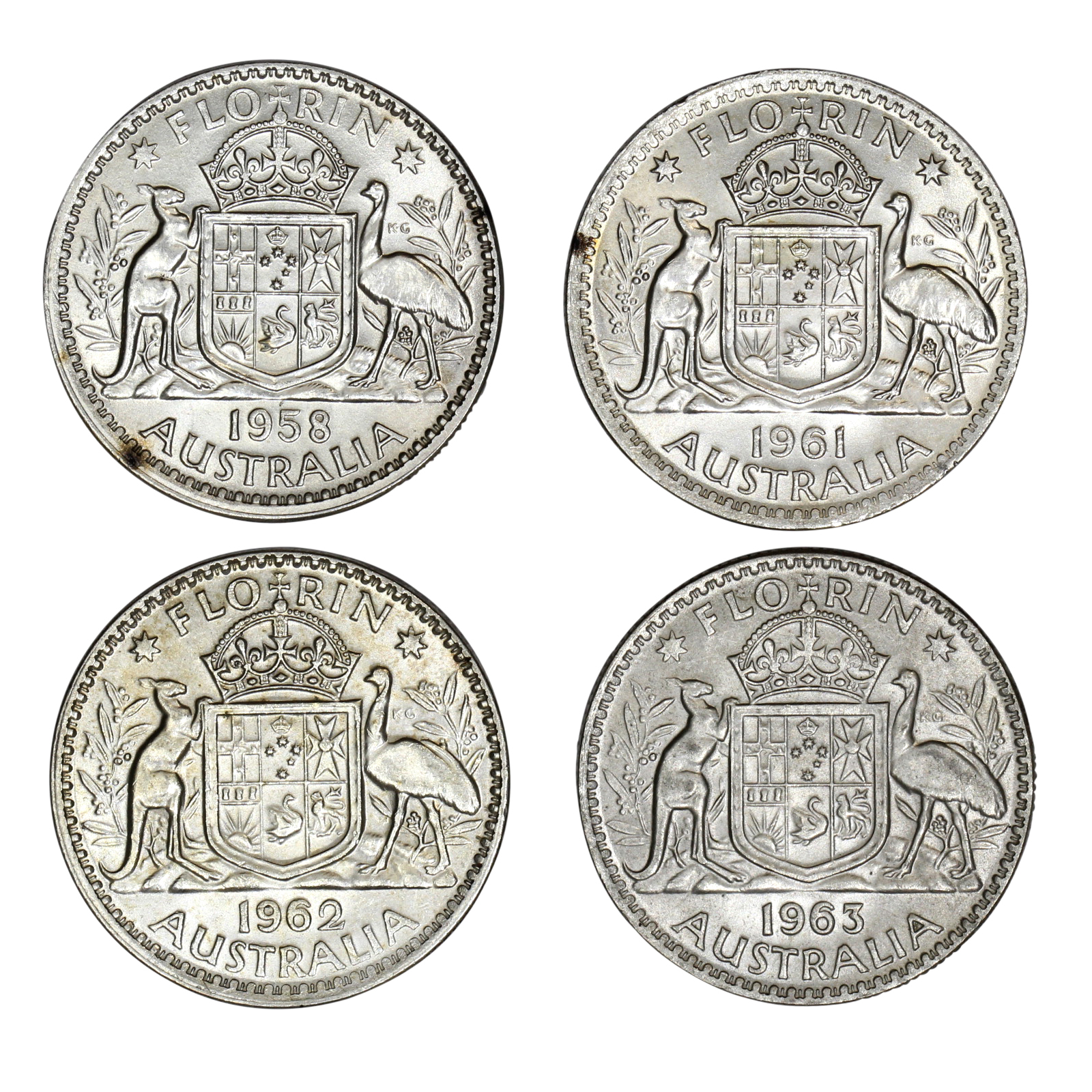 1110. · Group, Elizabeth II, Florin, UNC - GEM