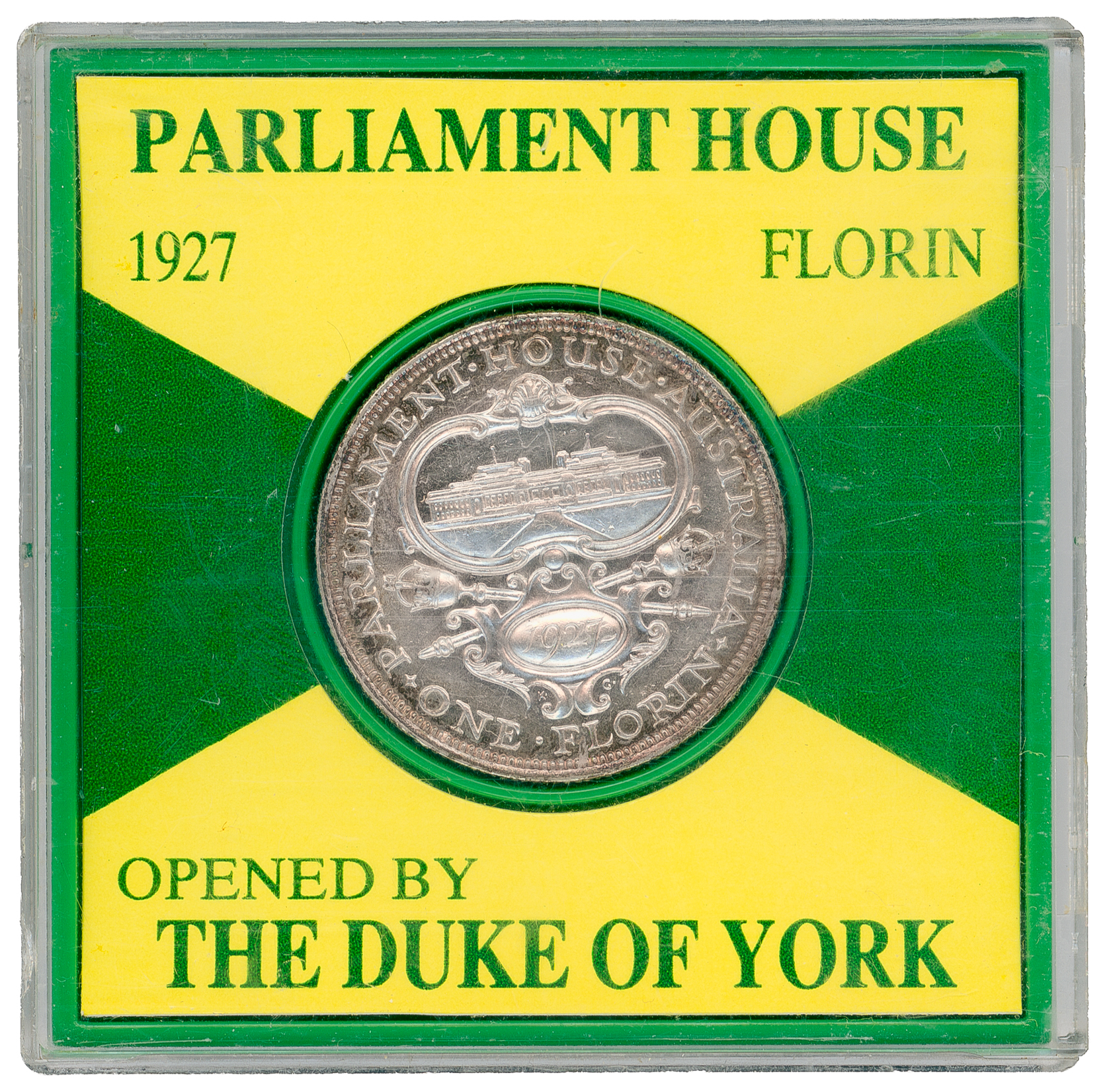 George V, Canberra, Florin, 1927, aUNC