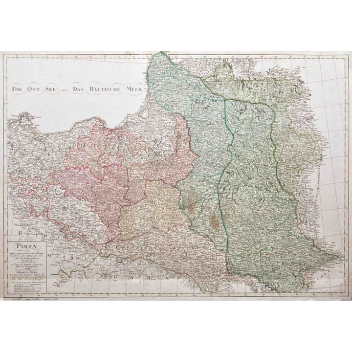 Daniel Friedrich Sotzmann | Polen nach seinen getzigen Grenzen dem Theilungs Tractat vom Jahr 1795