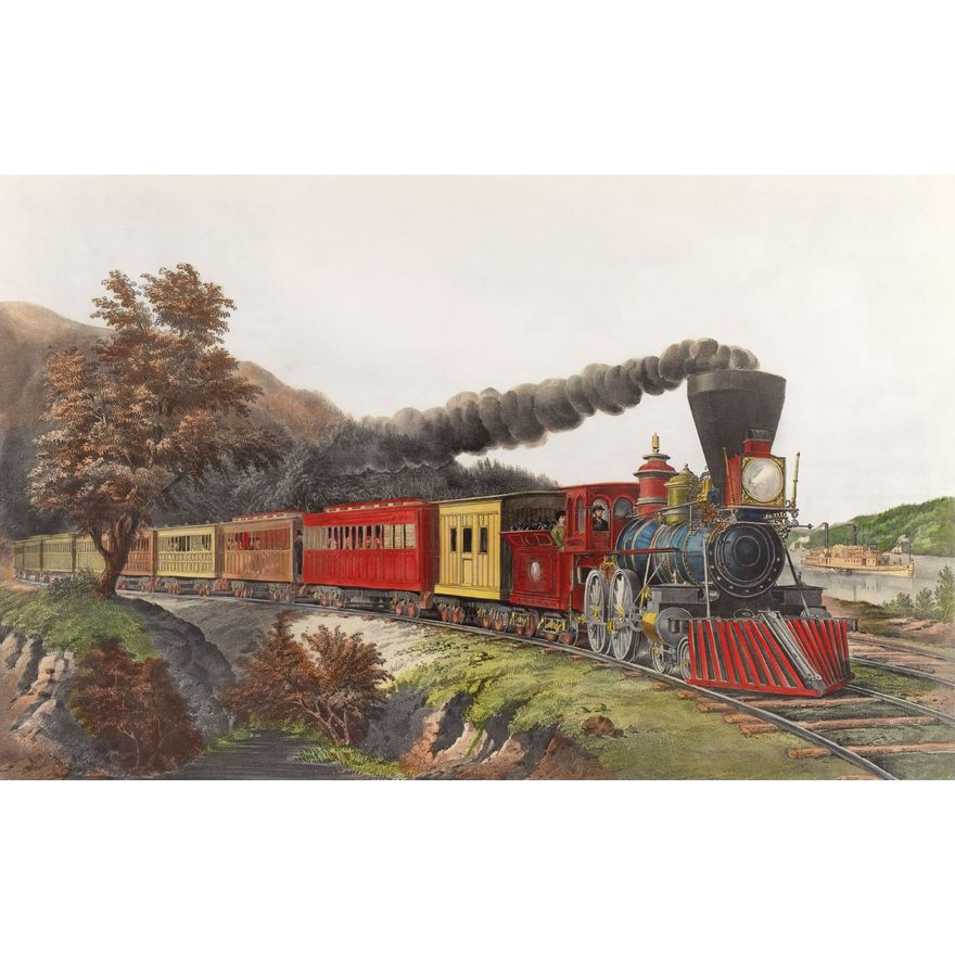 Fanny F. Palmer (1812-1876), American Express Train