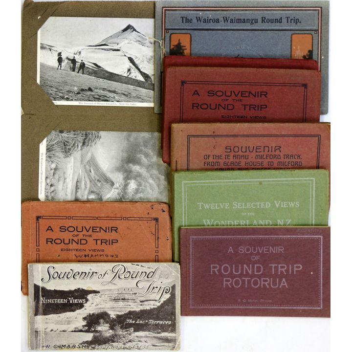 POSTCARD BOOKS AND CARDS - Souvenirs of the Round Trip