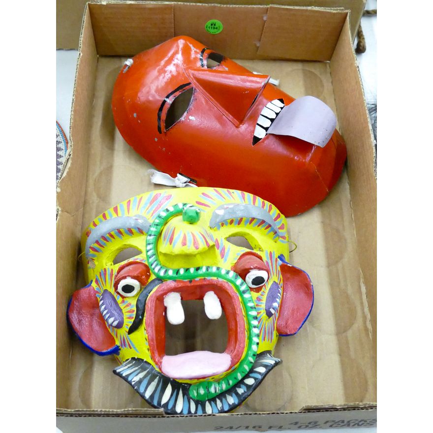Box 2pc Portuguese Festival Masks