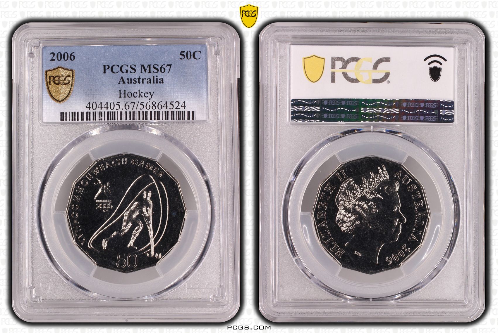 Hockey, Fifty Cent, 2006, MS67