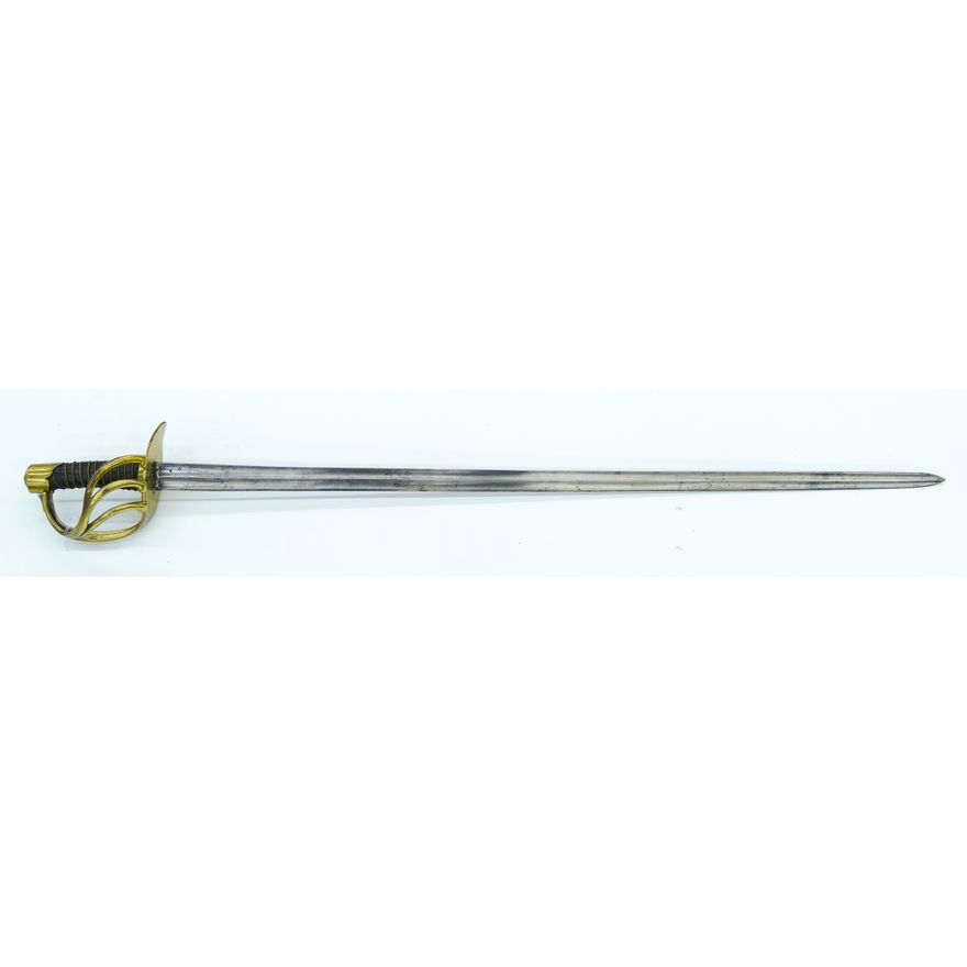 Antique French 1816 Heavy Cavalry Saber Sword 46''