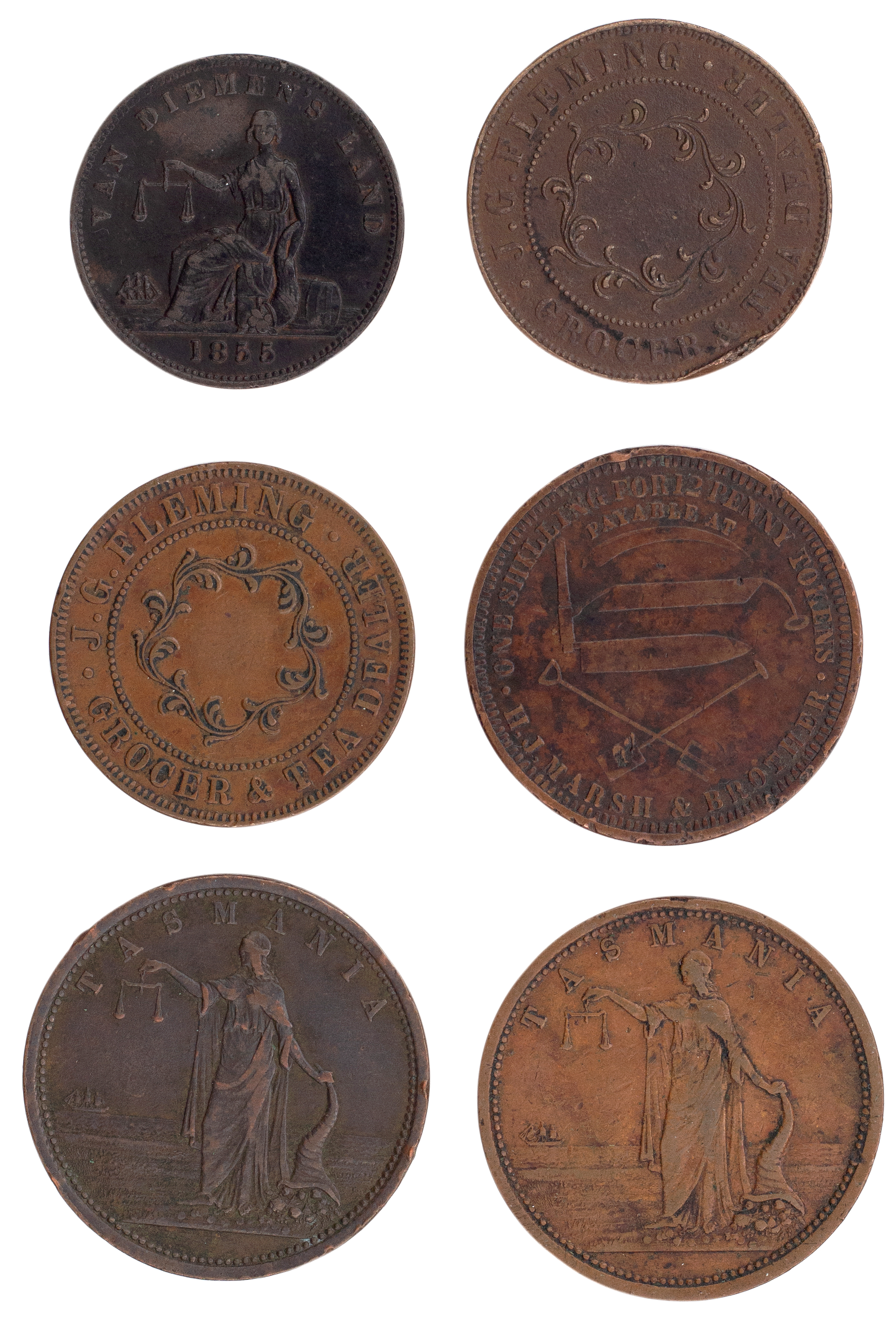Tasmania, Accumulation, Penny aVF - VF