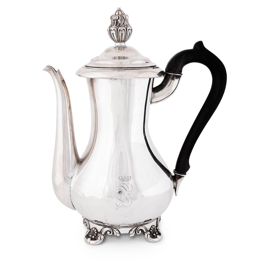 Dzbanek do kawy, Orafo Giacomo Vincenzi, (1801–1837), Modena, ok. 1830 r.