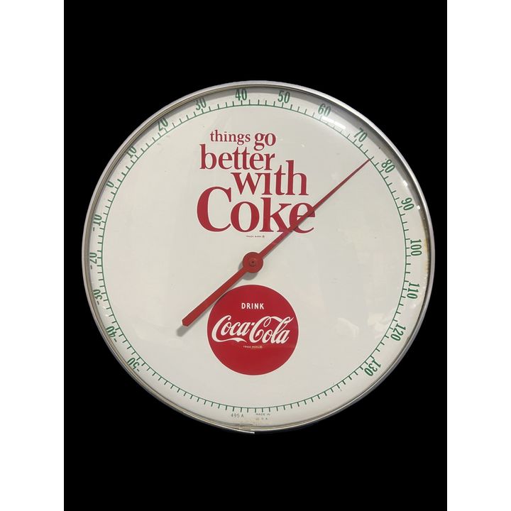 Things Go Better With Coke Coca-Cola Soda Thermometer