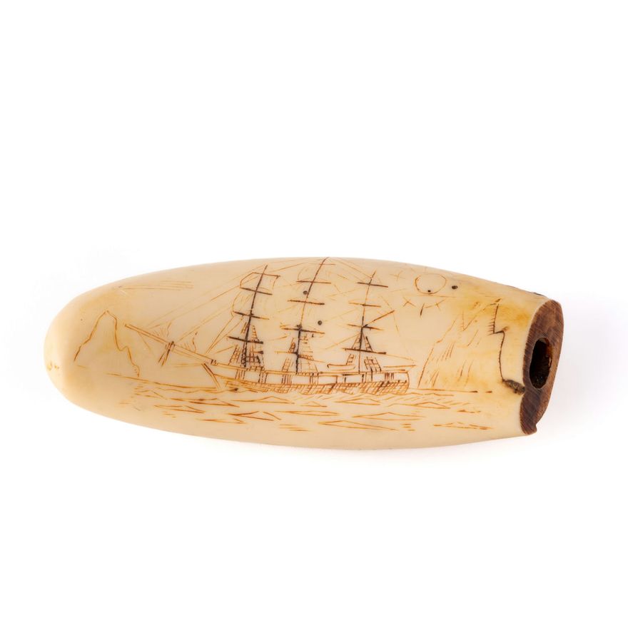 Scrimshaw, 'Australia', Adam Mossman, 1836,
