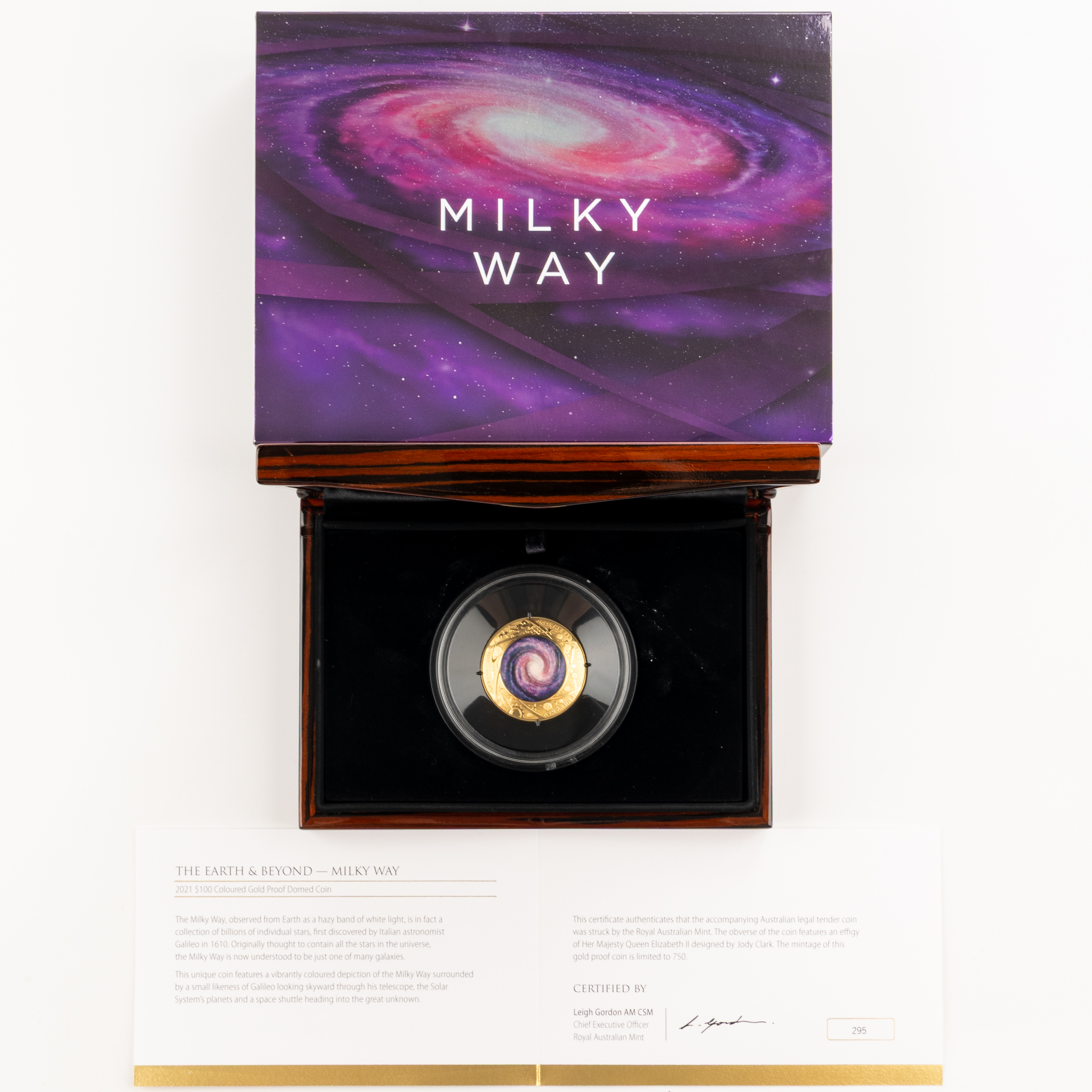 Elizabeth II, Earth & Beyond - Milky Way, One Hundred Dollars, 2021, FDC