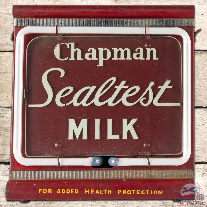 Champan Sealtest Milk Lackner Countertop Neon Sign