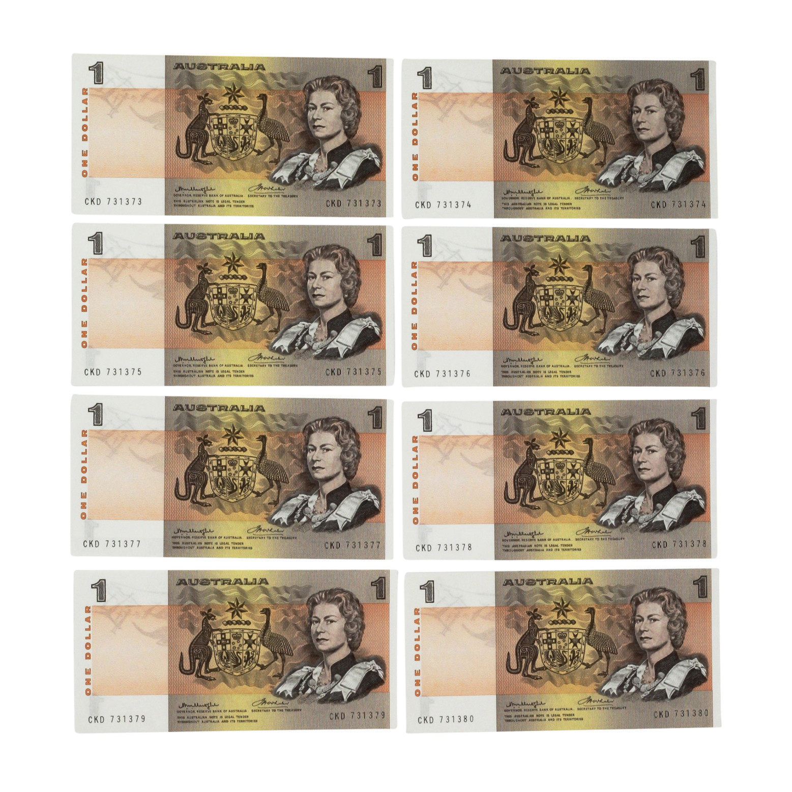 1966. · Group, Dollar, 1975, UNC