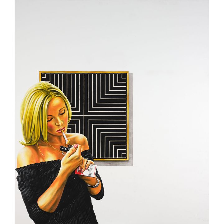 Ian Scott 'Model Series No. 90 (Girl with Stella)'