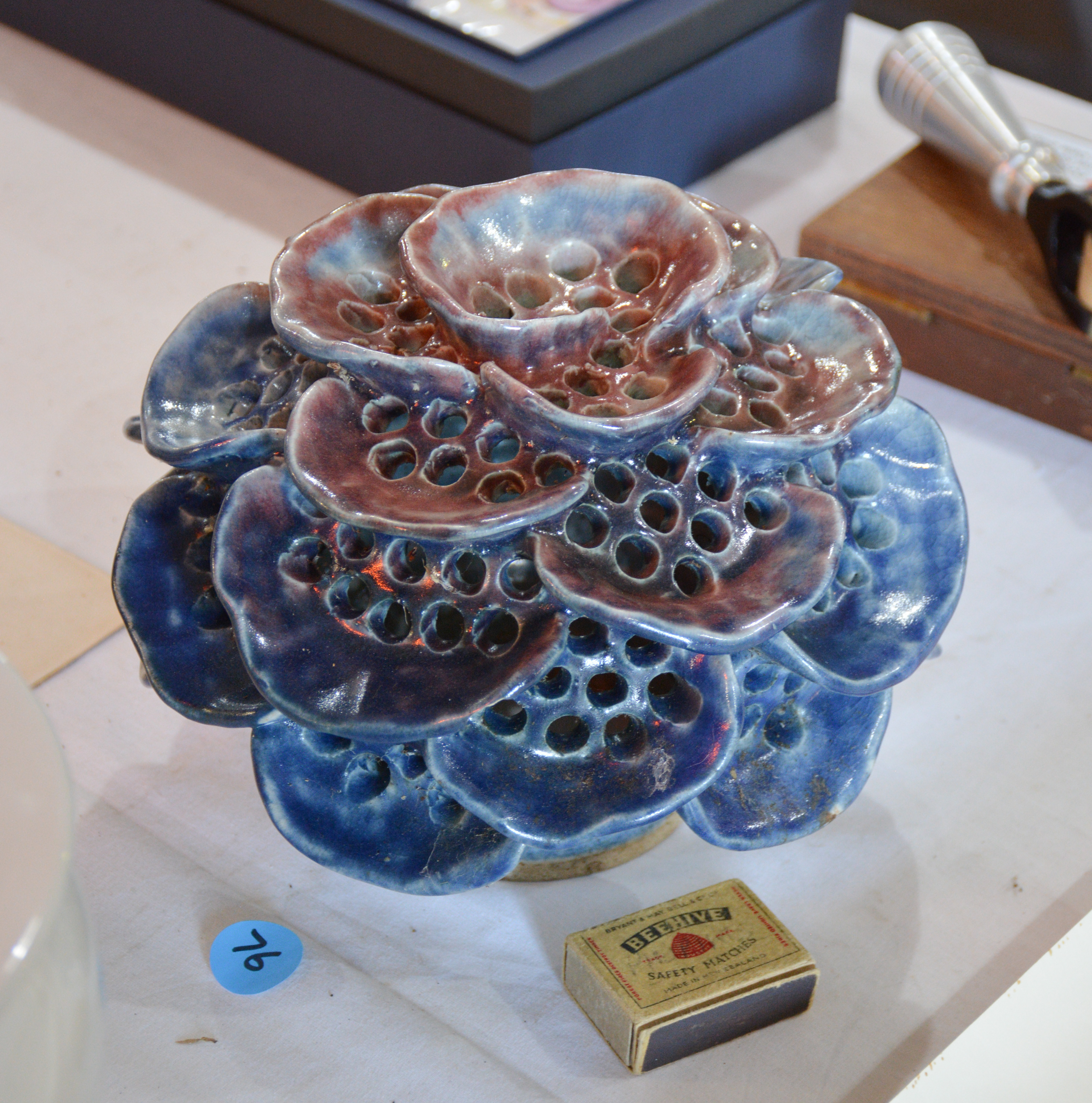 Garden Flower - NZ Pottery — sold at auction in New Zealand for $25