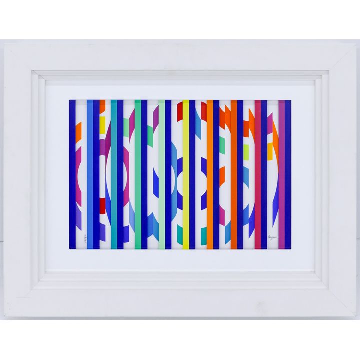 Yaacov Agam ''Festival Evening'' 2010 Multigraph