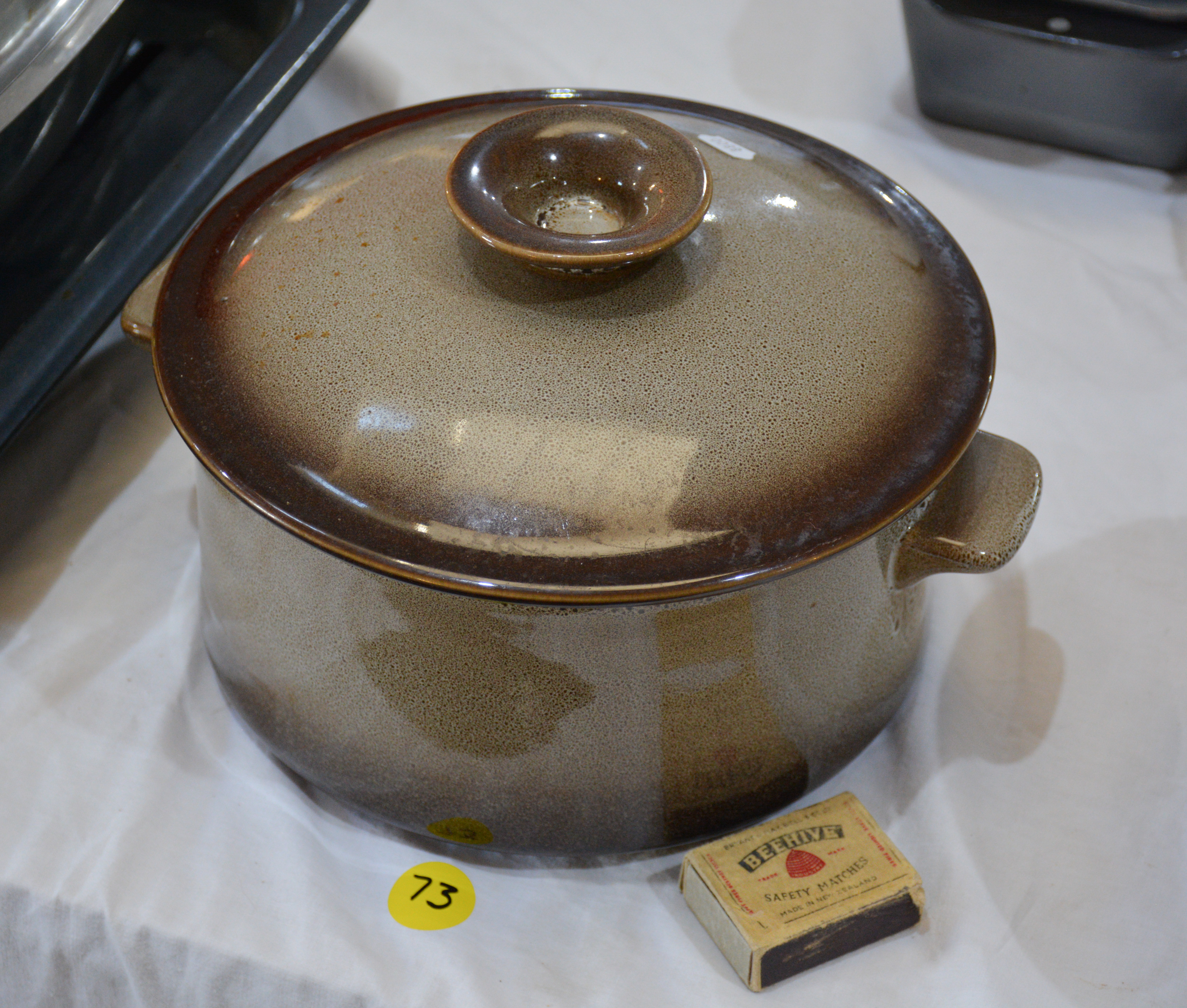 Lidded Temuka Casserole — NZ auction result