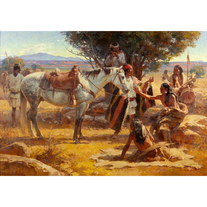 Roy Andersen (1930-2019), Bartering the Spanish Pony