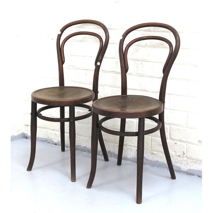 PAIR OF 19/20TH CENTURY J. & J. KOHN BENTWOOD CHAIRS