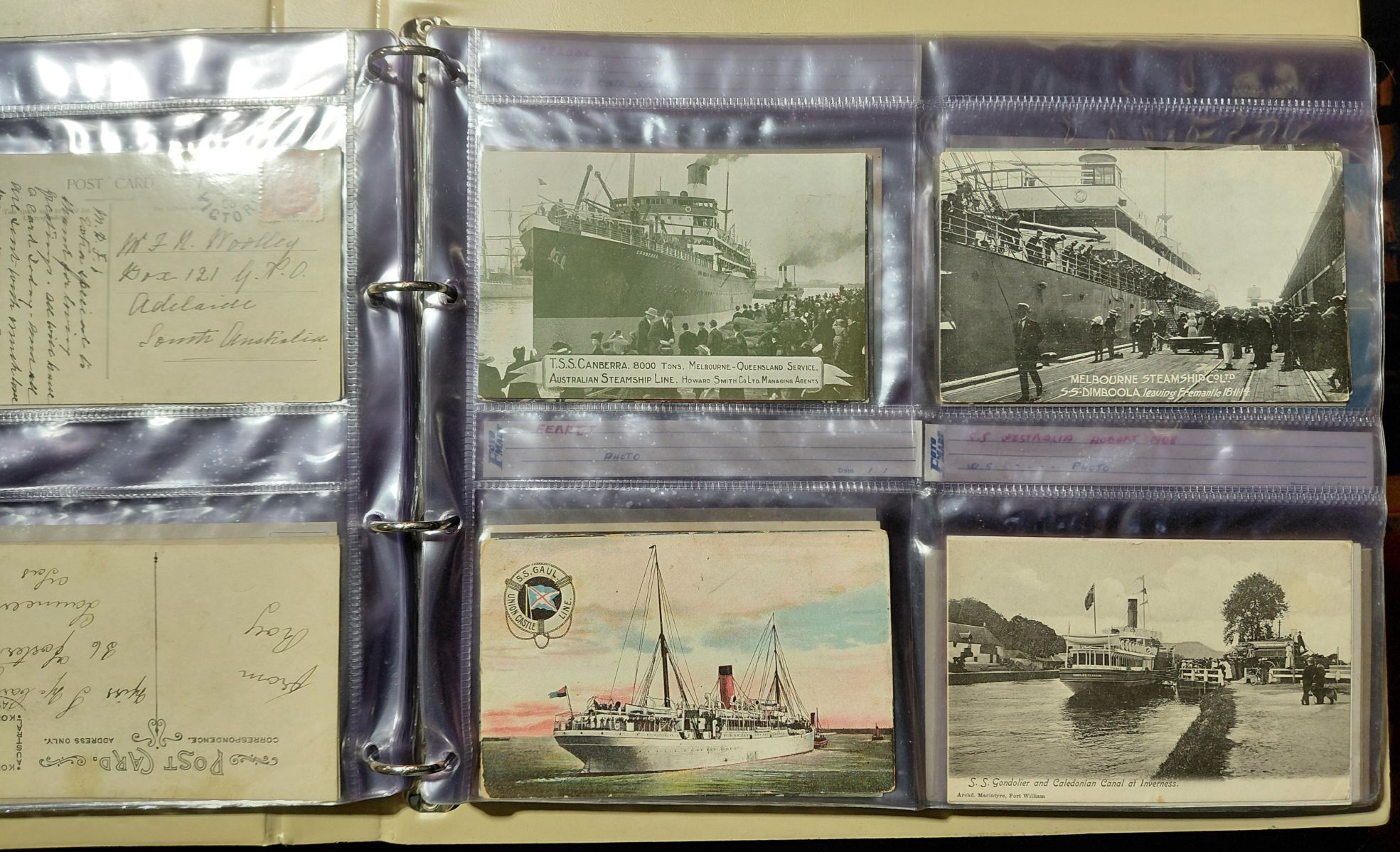 607 · POSTCARDS - SHIPPING